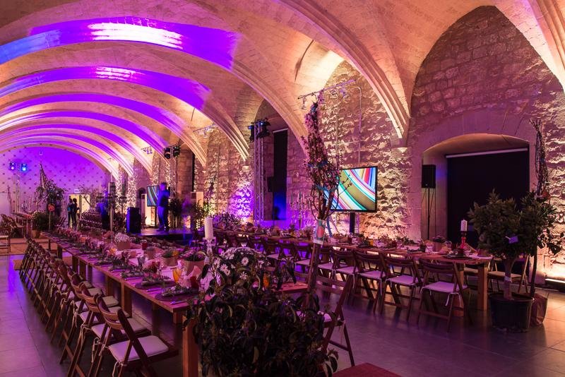 Evento de empresa celebrado en El Convent dels Àngels.